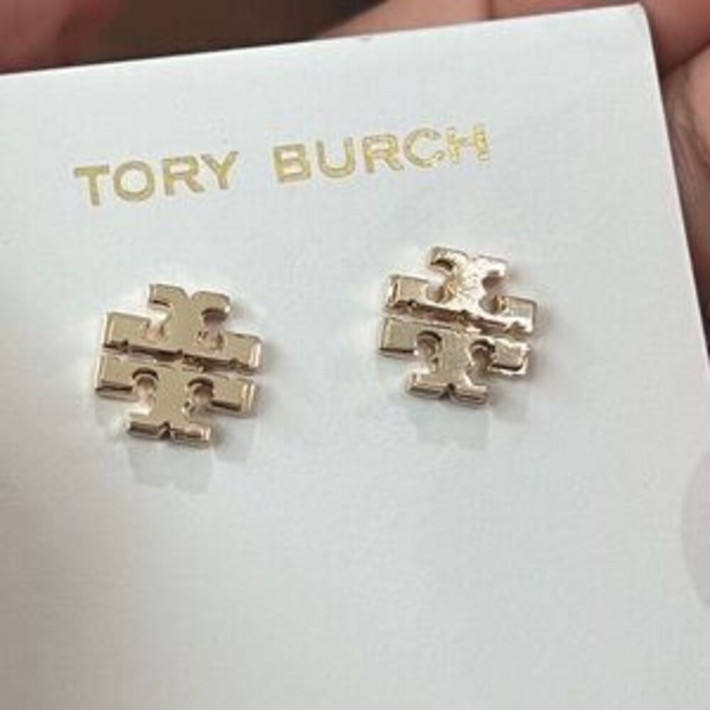 Tory Burch Gold and Pearl Long Necklace